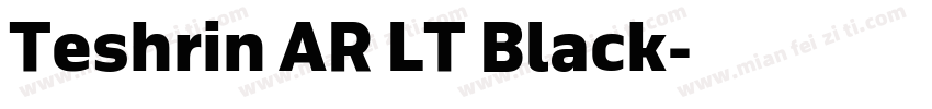 Teshrin AR LT Black字体转换